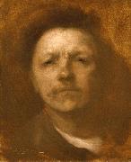 Eugene Carriere Self portrait oil on canvas